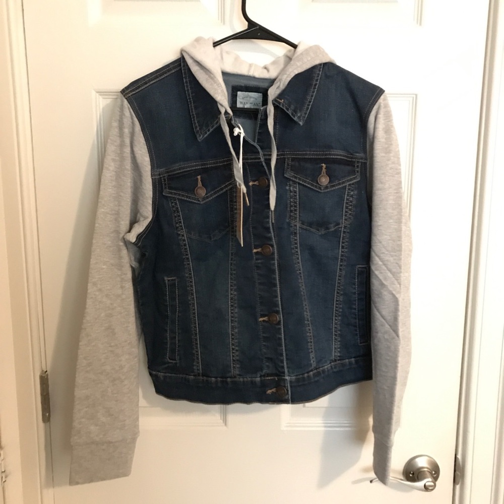 Jean jacket sweater